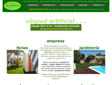 Tablet Screenshot of greengardenbarcelona.com
